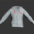 Sweater Casual Wear Hoodie Spring and Autumn Clothing 3d model