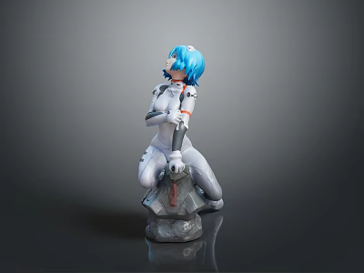 Ayakri Anime Character Combat Suit 3d model