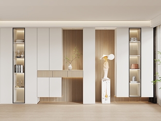 Modern Simple Shoe Cabinet Entrance Cabinet Shoe Cabinet Combination 3d model