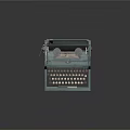 Vintage Office Electric Typewriter with Classic Design and Mechanical Keys