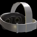 Professional VR Headset Business Equipment with Comfortable Strap and Modern Design 3d model