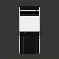 Black And White Low Poly Style Car 3D Model With Simple Design