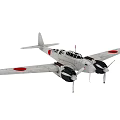 Vintage Twin Engine Fighter Aircraft With Twin Propellers And Red Roundels On Wings