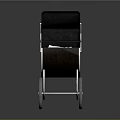 Vintage Baby Carriage With Black Canopy Brown Body And Four Wheels