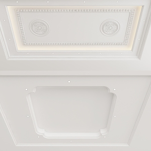 European-style ceiling 3d model