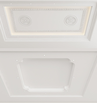 European-style ceiling 3d model