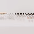Modern Wine Bottles And Glasses Display On Hanging Wooden Rack With Storage