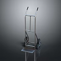 Sturdy Metal Hand Truck With Two Wheels And Frame For Heavy Duty Transport