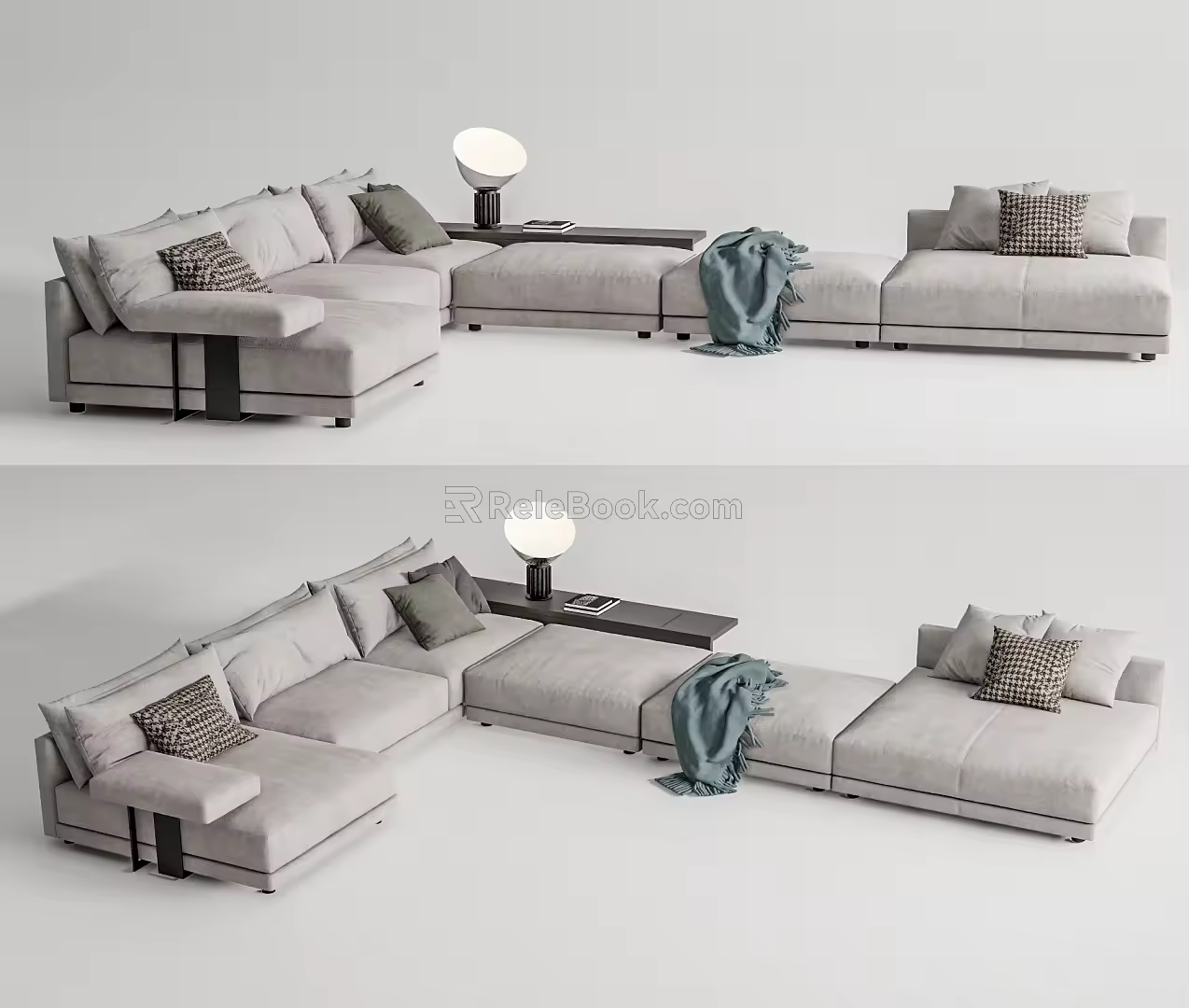 Modern Multiplayer Sofa 3d model