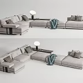 Modern Multiplayer Sofa 3d model
