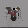 Professional ddrum Complete Drum Set With Multiple Drums Cymbals And Stands