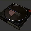 Sony Portable CD Player With Digital Display And Control Panel 3d model