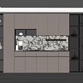 Italian Wine Cabinet Sideboard Decorative Cabinet Customized Decorative Glass Rail Socket 3d model