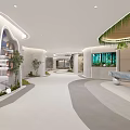 Modern Lounge Area Interior With Light Colored Furniture Wooden Ceiling And Green Plants