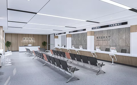 Hall 3d model