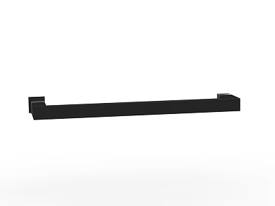 Modern Sleek Black Long Handle For Cabinet Drawer Furniture Home Decor 3d model