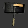 Sturdy Manual Grinder Hardware Tool With Metal Base And Wooden Handle For Sharpening Tools