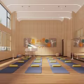 Dance Classroom 3d model