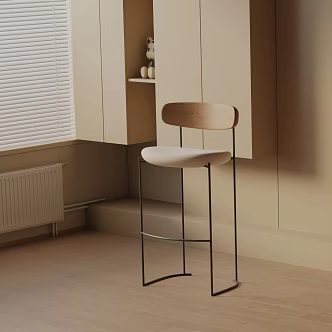 Modern Bar Chair 3d model