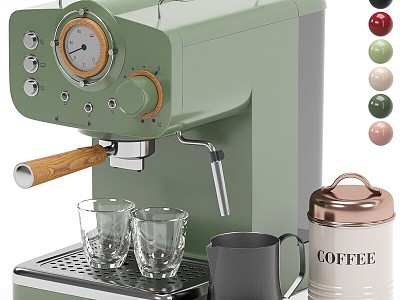 Cookware coffee machine coffee maker espresso machin 3d model