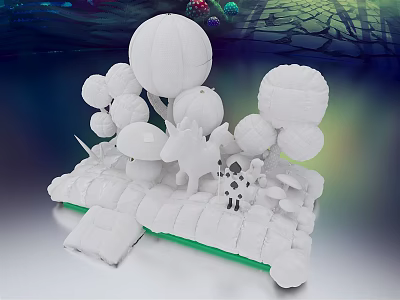 Modern Beauty Chen 3d model