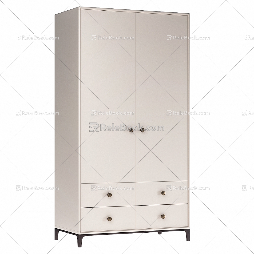 Modern chest of drawers 3d model