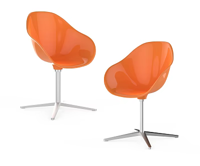 Modern Leisure Chair Bar Chair 3d model