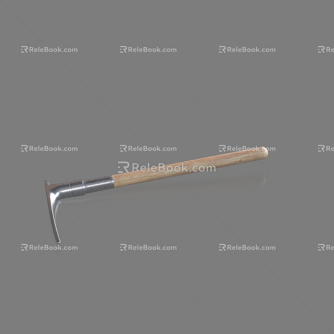 Hoe Agricultural Tools Cultivated Land Agricultural Tools Agricultural Tools Hoe Shovel Digging Tools T-pick 3d model