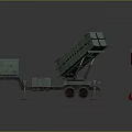 Military Weapon System With Mobile Missile Launcher Vehicle And Tactical Rocket
