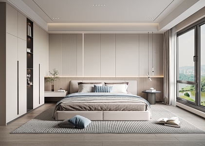 Modern Bedroom 3d model