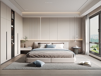 Modern Bedroom 3d model