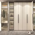 Modern Wardrobe Interior Design With Spacious Storage Shelves Hanging Rods And Drawers