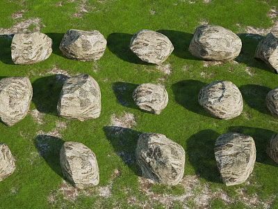 Modern Stone 3d model