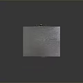 Black Square Electronic Device With Textured Surface And Front Control Panel For Home Use