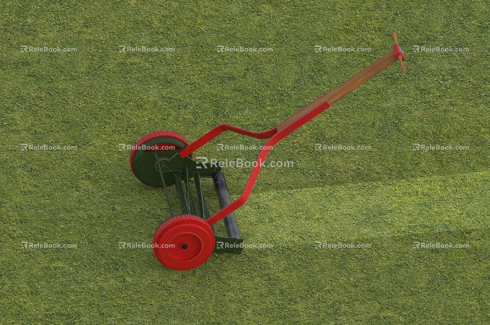 Modern lawn mower lawn trimmer 3d model