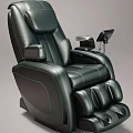 Modern Lazy Sofa With Leather Upholstery Soft Cushions And Ergonomic Design