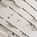 Modern Ceiling Downlights and Spotlights with Neat Arrangement for Bright Home Lighting