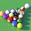 Ball Billiards Equipment 3d model