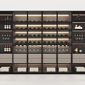 Modern Bookcase Modern Minimalist Display Cabinet Modern Decorative Cabinet 3d model