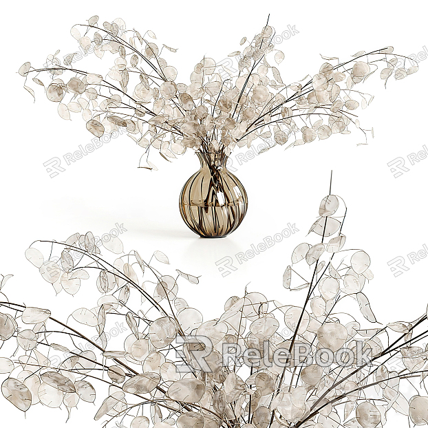 Modern vase dried flower vase ornaments combination model