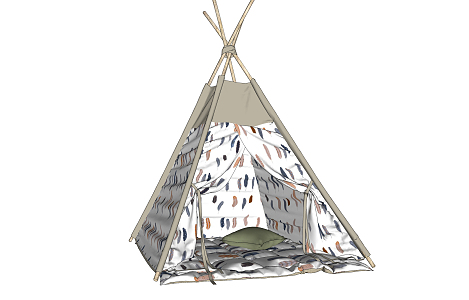 Nordic Tent Children's Tent 3d model