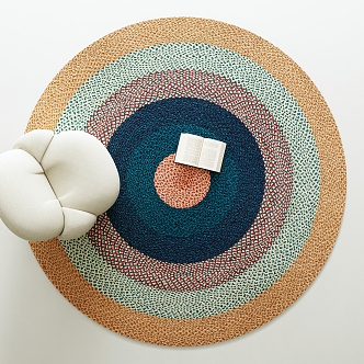 Modern Round Carpet 3d model