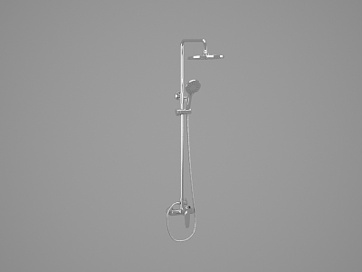 Large Shower Head Shower 3d model