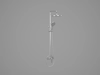 Large Shower Head Shower 3d model