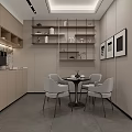 Modern Office Reception Desk Interior Design With Marble Wall Greenery And Company Logo