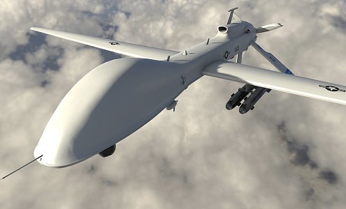 Military UAV 3d model