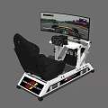 Racing Simulator Entertainment Equipment With Gaming Chair Steering Wheel Display Screen For Realistic Experience