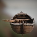 Chinese Wooden Boat Wooden Boat Wooden Rowing Boat 3d model