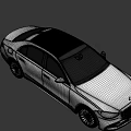 Mercedes Benz Luxury Silver Sedan With Sleek Design Chrome Accents And Alloy Wheels