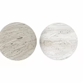 Marble Sphere Component With Beige Textured Wall Background And Smooth Surface Design 3d model